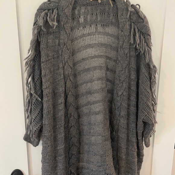Rebecca Taylor cardigan with fringe detail - Picture 4 of 4
